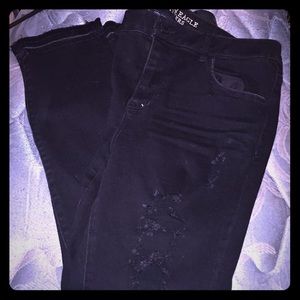 AE distressed skinny jeans!